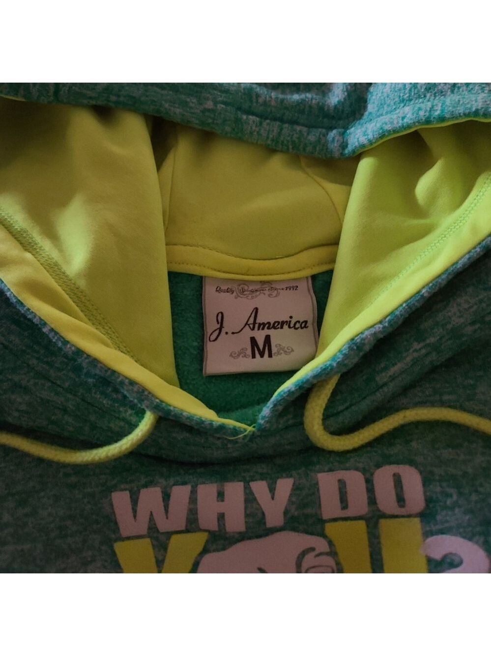 J.America Women's Hooded Fleece Sweatshirt Cosmic Design - Picture 5 of 12